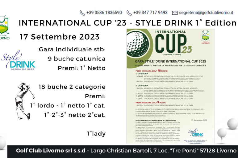 INTERNATIONAL CUP Style Drink 2023